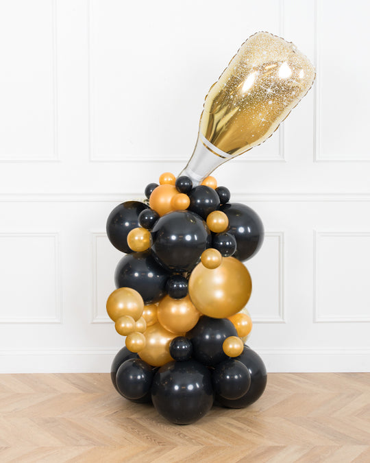 New Year's Eve - Pouring Champagne Balloon Column - 4ft