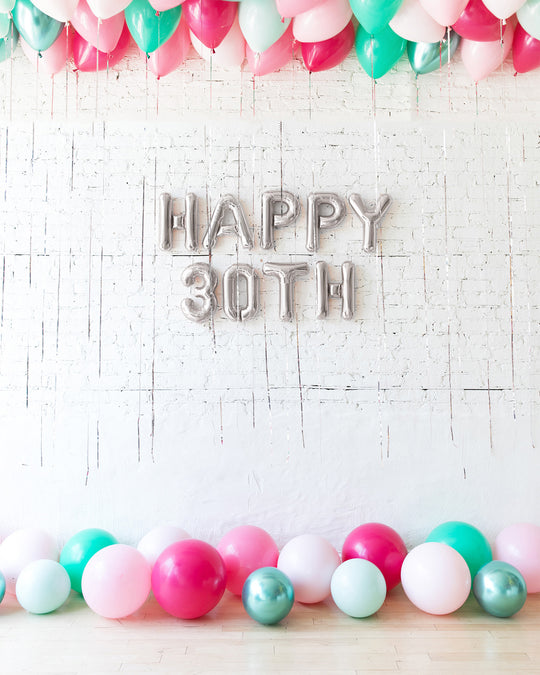 Flamingo Fling - Ceiling, Floor & Letter Balloons Set