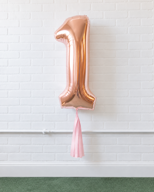 Princess Pooch - Individual Floating Foil Number with Skirt