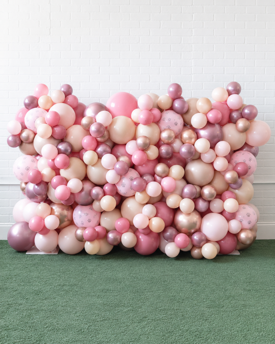 Princess Pooch - Mini Balloon Wall - 4ft