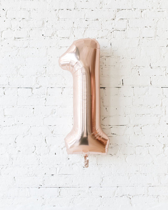 Customizable - 34in individual Foil Number