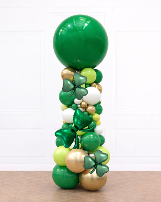 St. Patrick's Day - Organic Balloon Column - 7ft