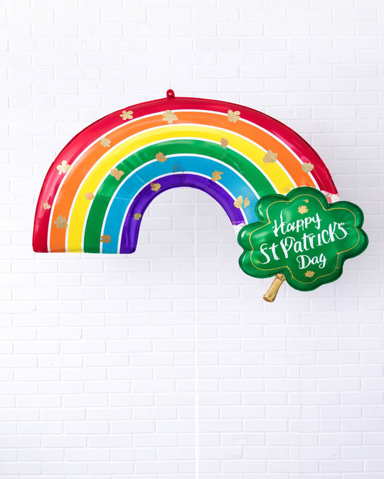 St. Patrick's Day - Rainbow Foil Balloon