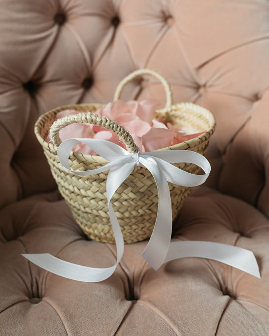 Timeless Soft Spring - Flower Girl Basket