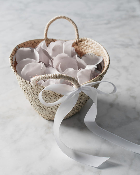 Timeless Provence - Flower Girl Basket & Petals