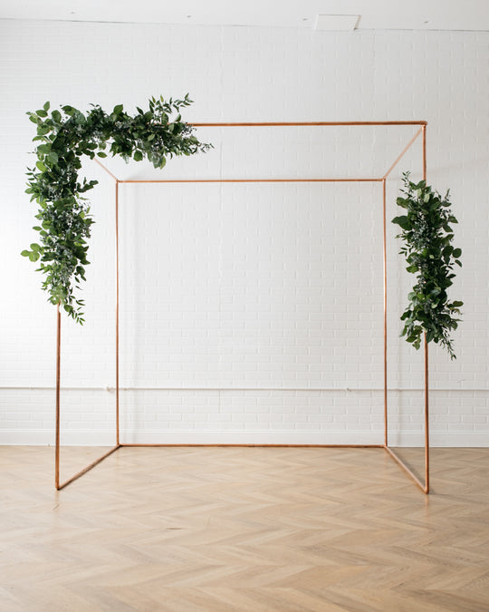 Timeless Rich Autumn - Chuppah Frame with Greenery