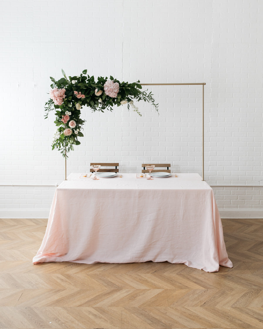 Floral Table Frame Soft Spring - Over the Table Floral Frame — Paris312