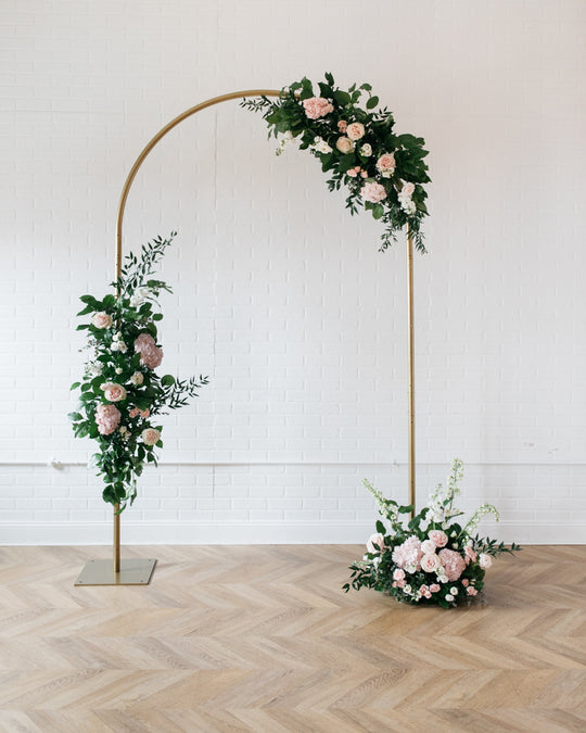 Timeless Rich Autumn - Sandrine Arch with Floral Burst