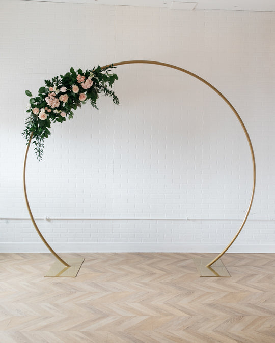 Timeless Rich Autumn - Halo Frame with Floral Burst