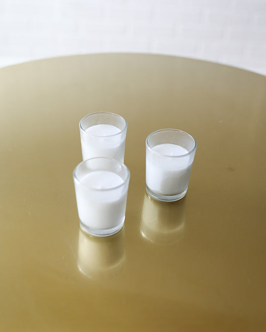 Clear Votives - Candle Set