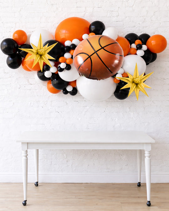 Basketball - Balloon Backdrop Install Piece with Foils
