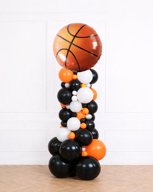 Basketball - Themed Balloon Column - 7ft
