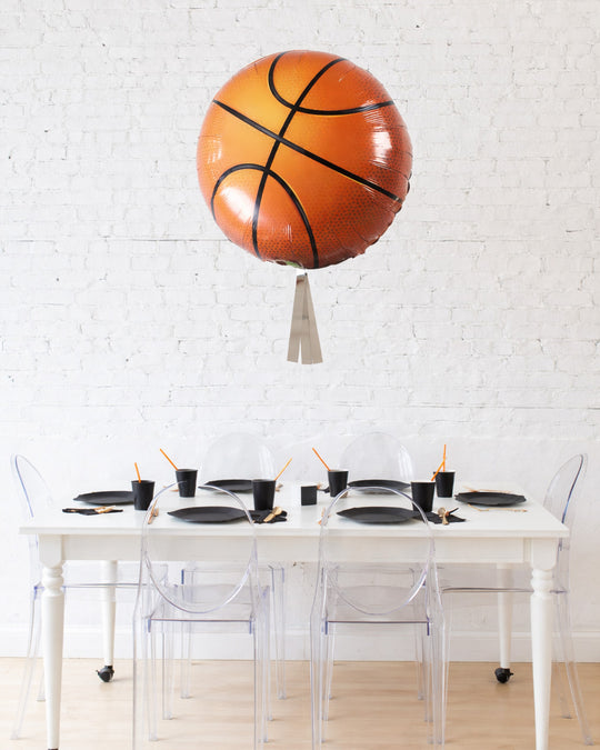 Basketball - Basketball Foil Balloon with Skirt