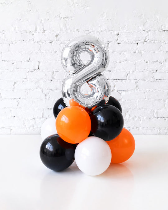 Basketball - Tabletop Number Balloon