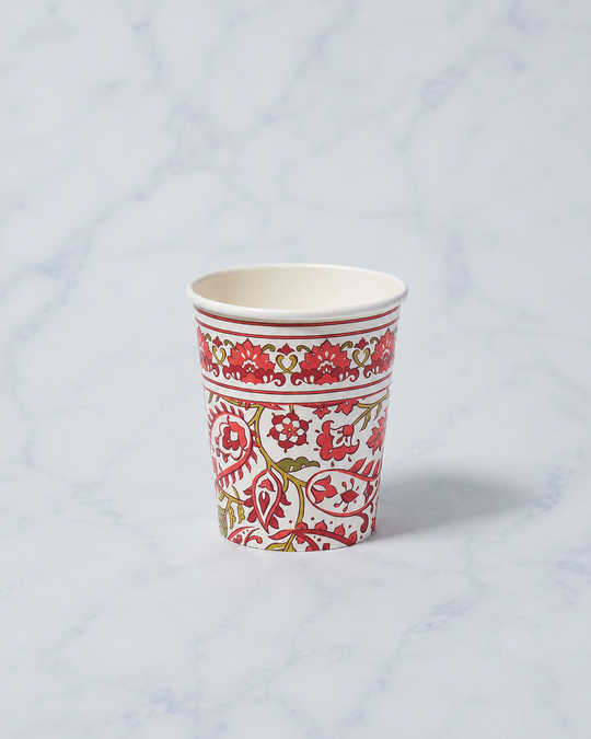 Coterie - Festive Paisley Cups  - pack of 10
