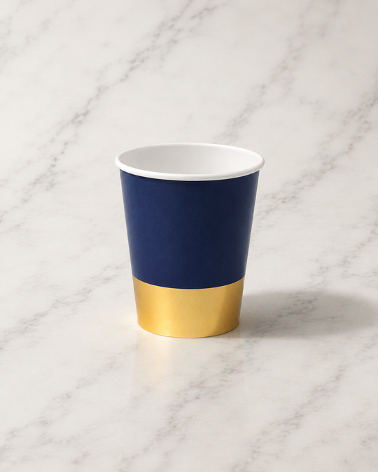 Coterie - Navy and Gold Dip Cups (Set of 10)