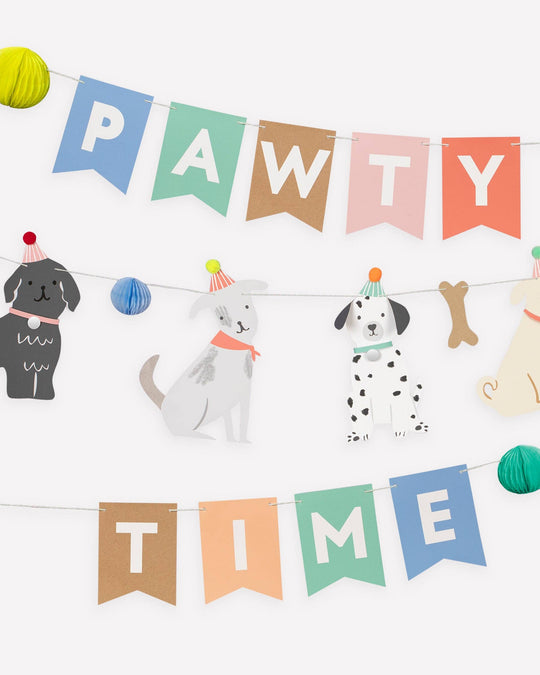 Meri Meri - Puppy Party Banner Set