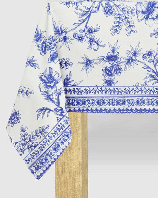 Coterie - Blue Toile Paper Tablecloth