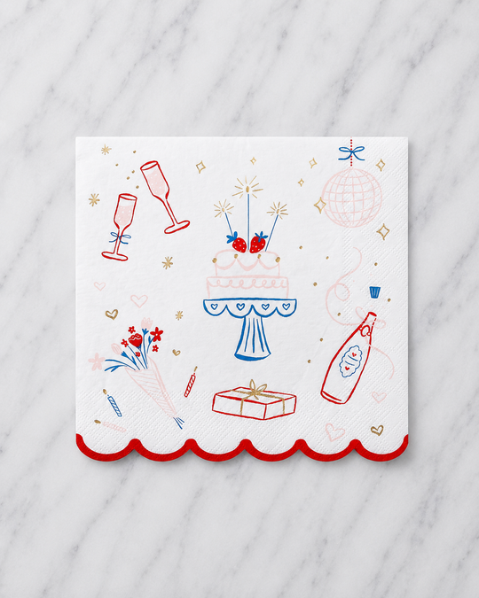 Bonjour Fête - Celebration Icon Large Napkins - pack of 20