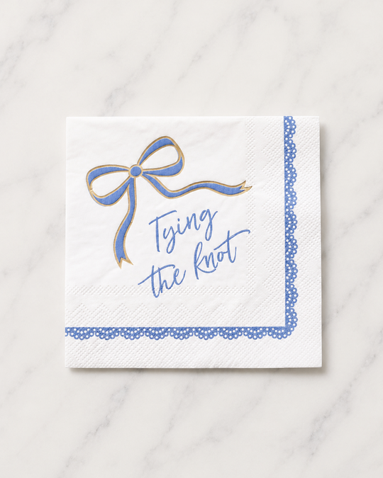 Bonjour Fête - Tying the Knot Cocktail Napkins - pack of 20
