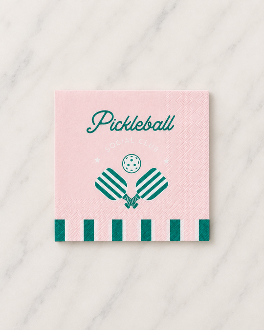 Bonjour Fête - Le Pickleball Cocktail Napkins - pack of 20