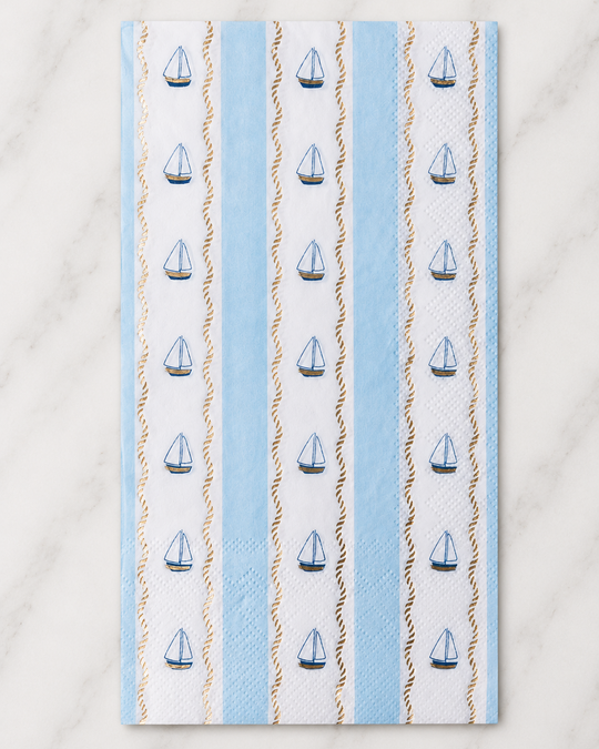 Bonjour Fête - Set Sail Guest Towels - pack of 20