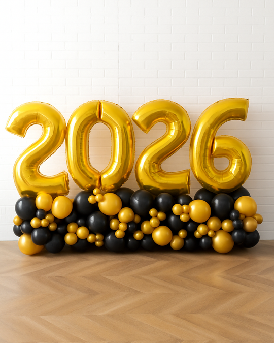Graduation - Customizable 2026 Foil on Pedestal Set - 4ft