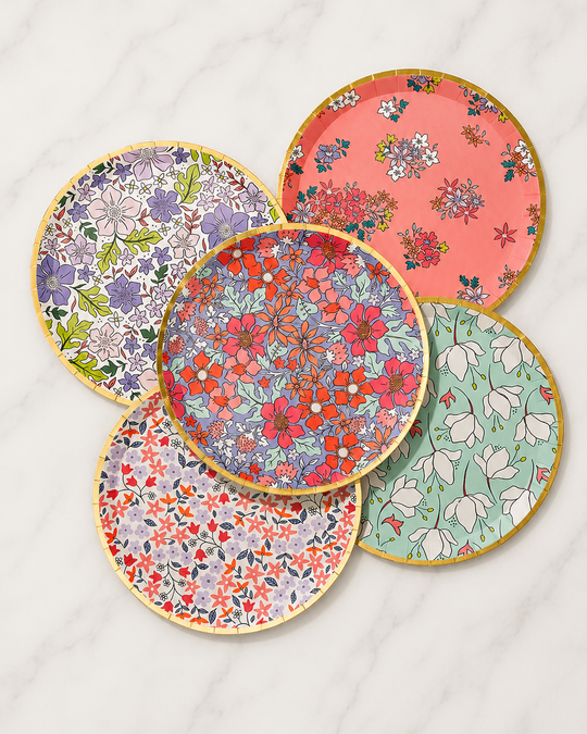 Coterie - In Full Bloom Large Plates  - pack of 10