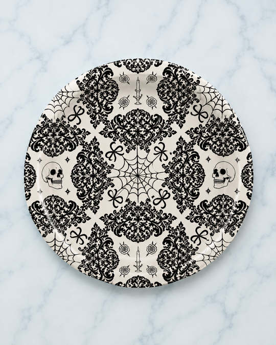 xo, Fetti - Romantic Horror Halloween Plates - Pack of 25