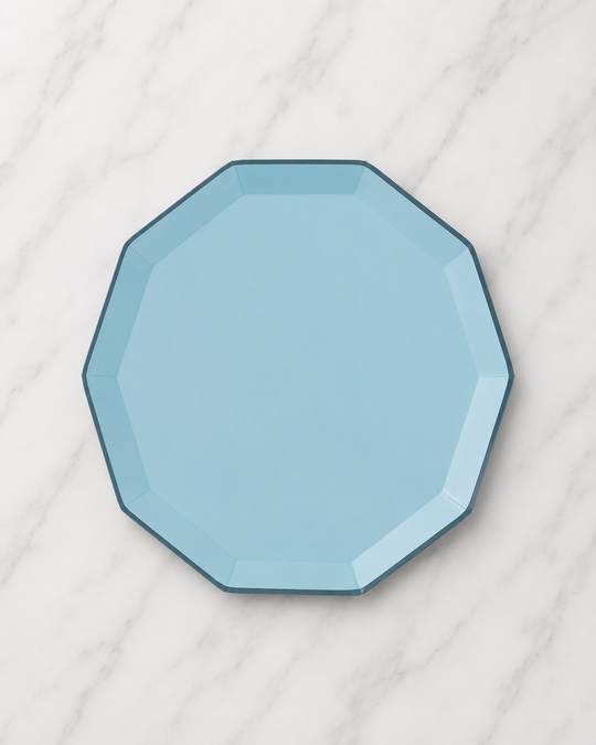 Bonjour Fête - Sky Blue Signature Small Plates - pack of 8
