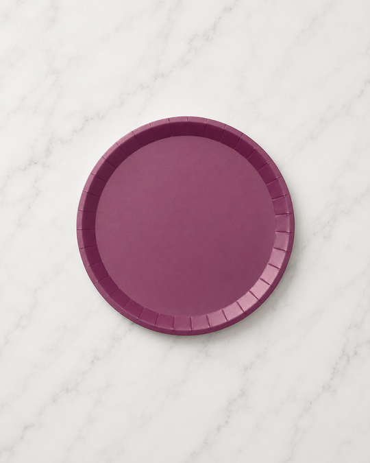 Coterie - Plum Large Paper Party Plates (Set of 10)