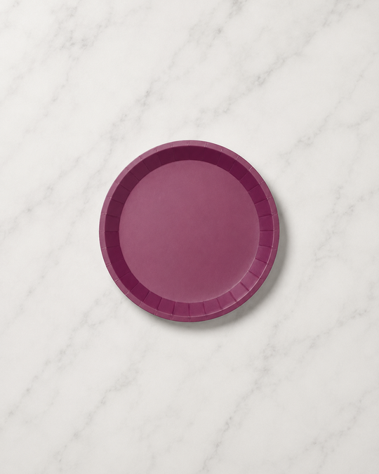 Coterie - Plum Small Paper Party Plates  - pack of 10