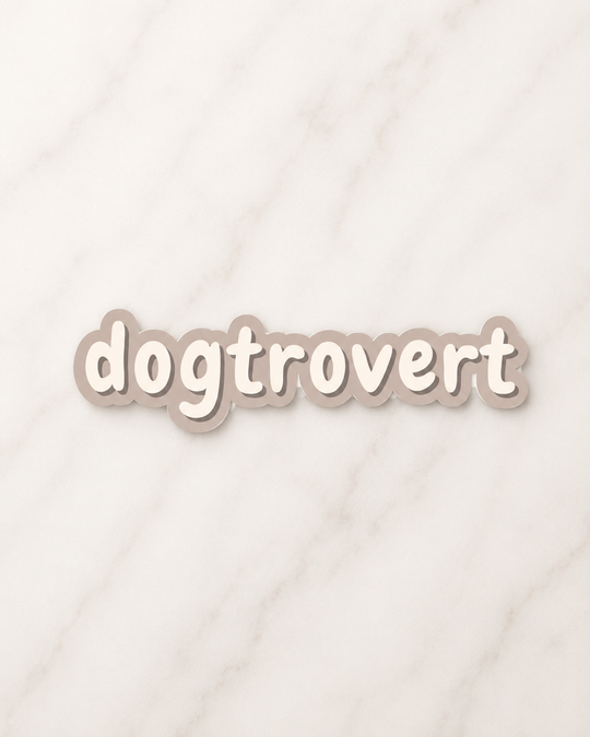 Fur Elise Pets - Dogtrovert | Sticker