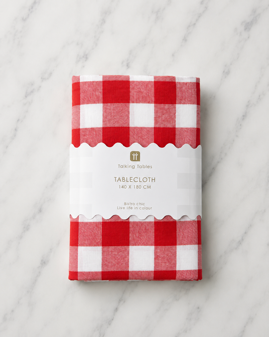 Talking Tables - Red Gingham Tablecloth