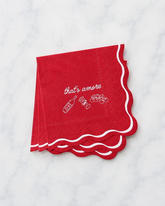 Harlow & Grey - That’s Amore Cocktail Napkins - Pack of 20
