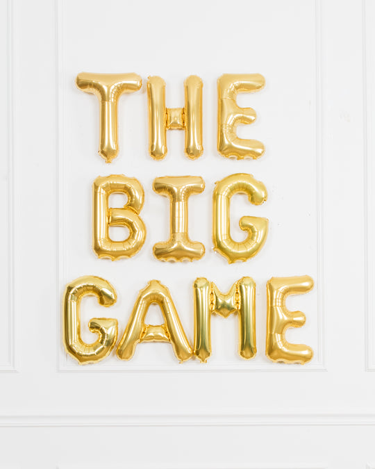 The Big Game - THE BIG GAME 16in Foil Letters Set