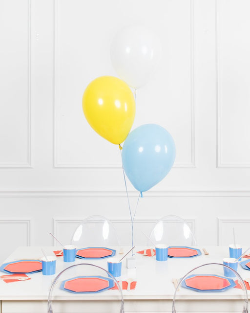 paris312-chicago-vintage-airplane-balloon-yellow-blue-bouquet-centerpiece