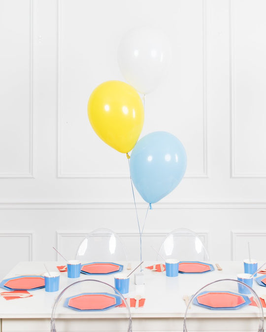 Airplane Theme - 11in Balloon Bouquet Centerpiece