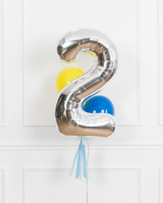 Airplane Theme - Number Balloon Bouquet