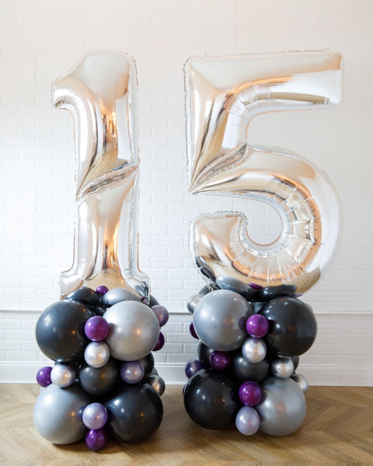 Feel The Beat - Jumbo Balloon Pedestal - 6ft