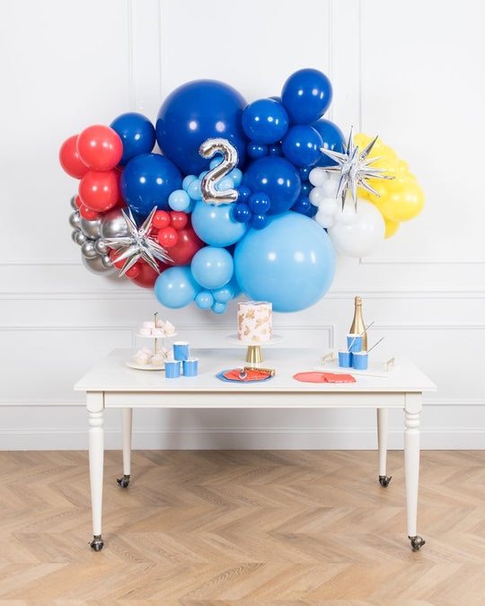 Airplane Theme - Number Balloon Backdrop Install Piece