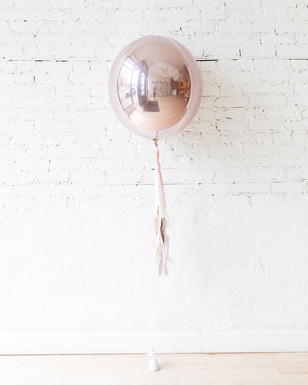 Rose Gold Orb with Tassel