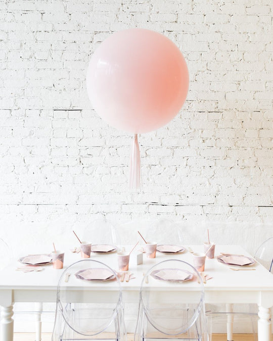 Easter - Pink Giant Balloon with Skirt Centerpiece