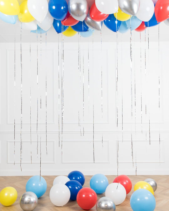 Airplane Theme - Ceiling & Floor Balloons Set