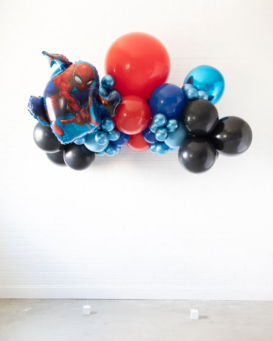 Web Slinger - Floating Balloon Arch with Foil - 5ft