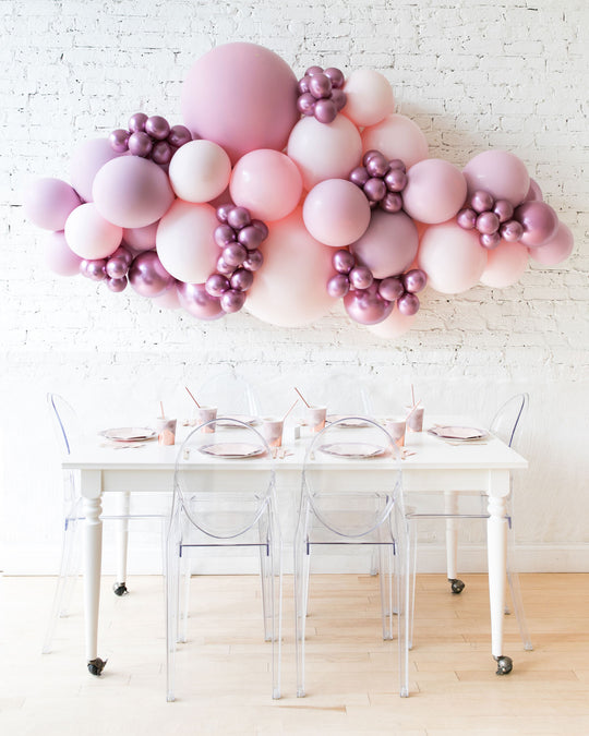 Modern Mauve - Backdrop Balloon Garland Install Piece