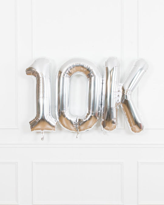 Custom Business Collection - Corporate Milestone Foil Balloon Set  (2 Digits)