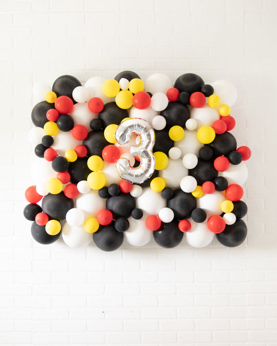 Racecar - Number Balloon Backdrop Board - 30inx40in