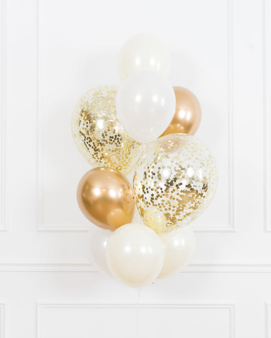 Baptism/Communion Confetti and 11in Balloon Bouquet