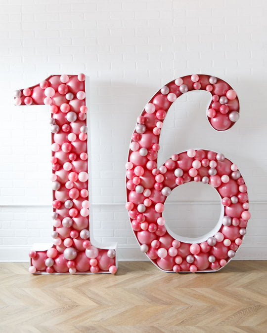 Life In Plastic - Number Mosaics - 5ft